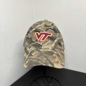 Virginia Tech VT Hokies Baseball Cap Camo Hat Strapback Adjustable Unisex 1 Size
